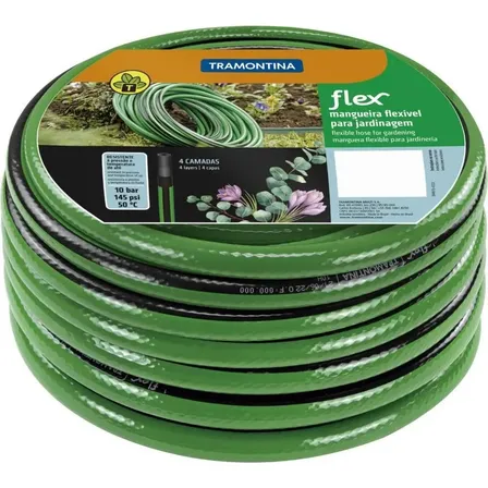 Mangueira Jardim Flexível Reforçada 30 Metros Tramontina