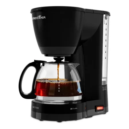 Cafeteira Britânia BCF20A 20 Cafés 800ml Preto 220v