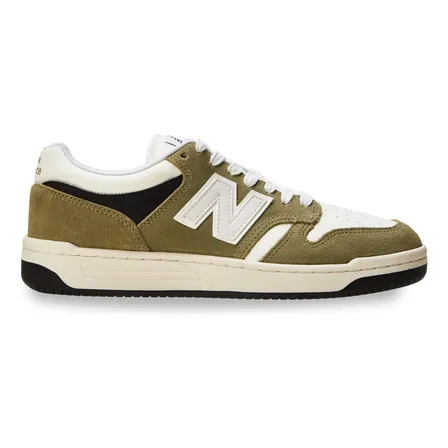 Tênis Casual Masculino E Feminino 480 Low New Balance Verde-musgo Liso 42 Br